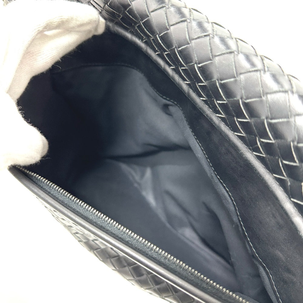 BOTTEGA VENETA 122139 Intrecciato Briefcase Bag Business Bag Leather Men's Black