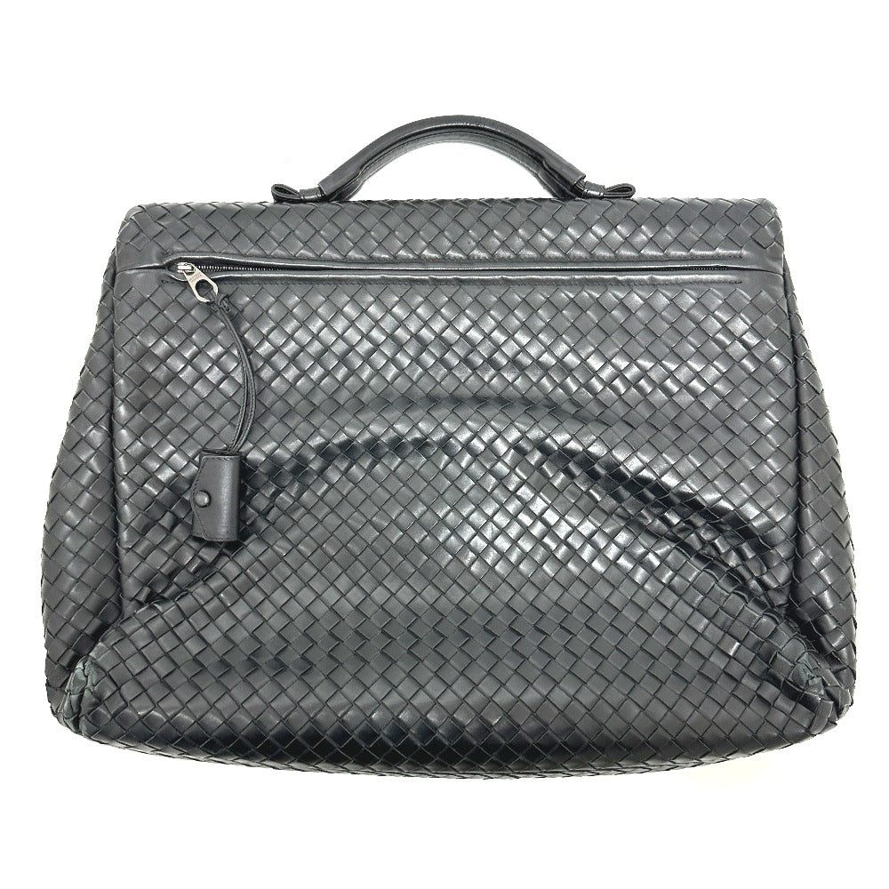 BOTTEGA VENETA 122139 Intrecciato Briefcase Bag Business Bag Leather Men's Black