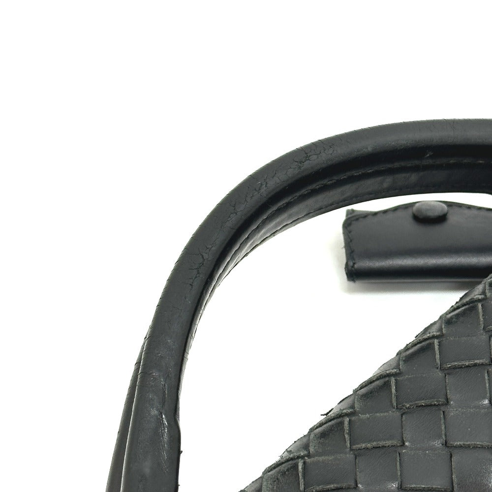 BOTTEGA VENETA 122139 Intrecciato Briefcase Bag Business Bag Leather Men's Black