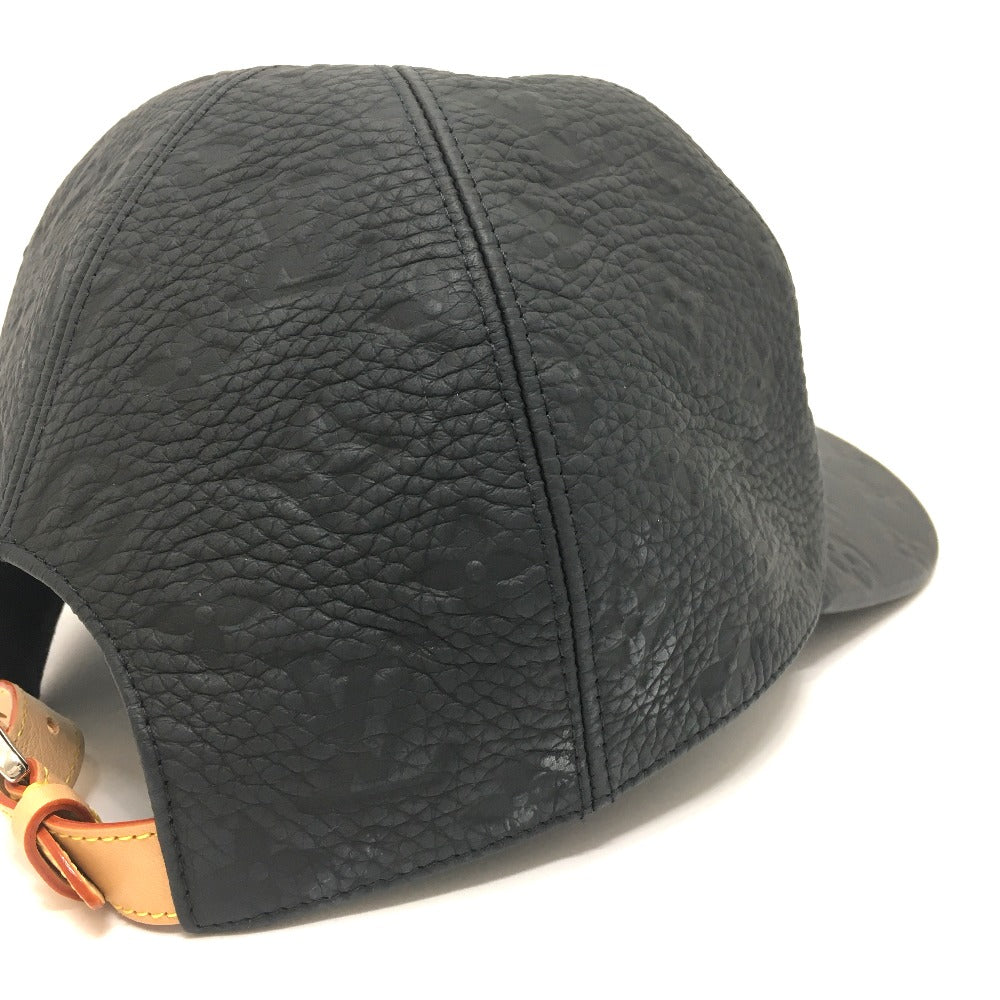 LOUIS VUITTON MP2605 モノグラム キャスケット 1.1 レザーキャップ 帽子 トリヨンレザー メンズ ノワール ブラック