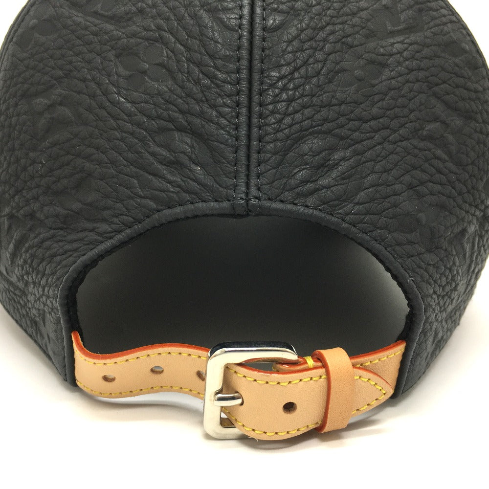 LOUIS VUITTON MP2605 モノグラム キャスケット 1.1 レザーキャップ 帽子 トリヨンレザー メンズ ノワール ブラック