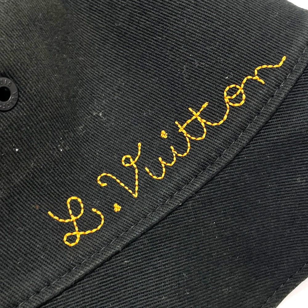 LOUIS VUITTON MP2947 Bonnet Distorted Damier Hat, Cotton, Men's, Black