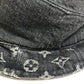 LOUIS VUITTON MP3244 Bonnet Denim Hat, LV MADE Heart, HUMANMADE Collaboration with NIGO, Cotton Hat, Men's, Noir, Black x White