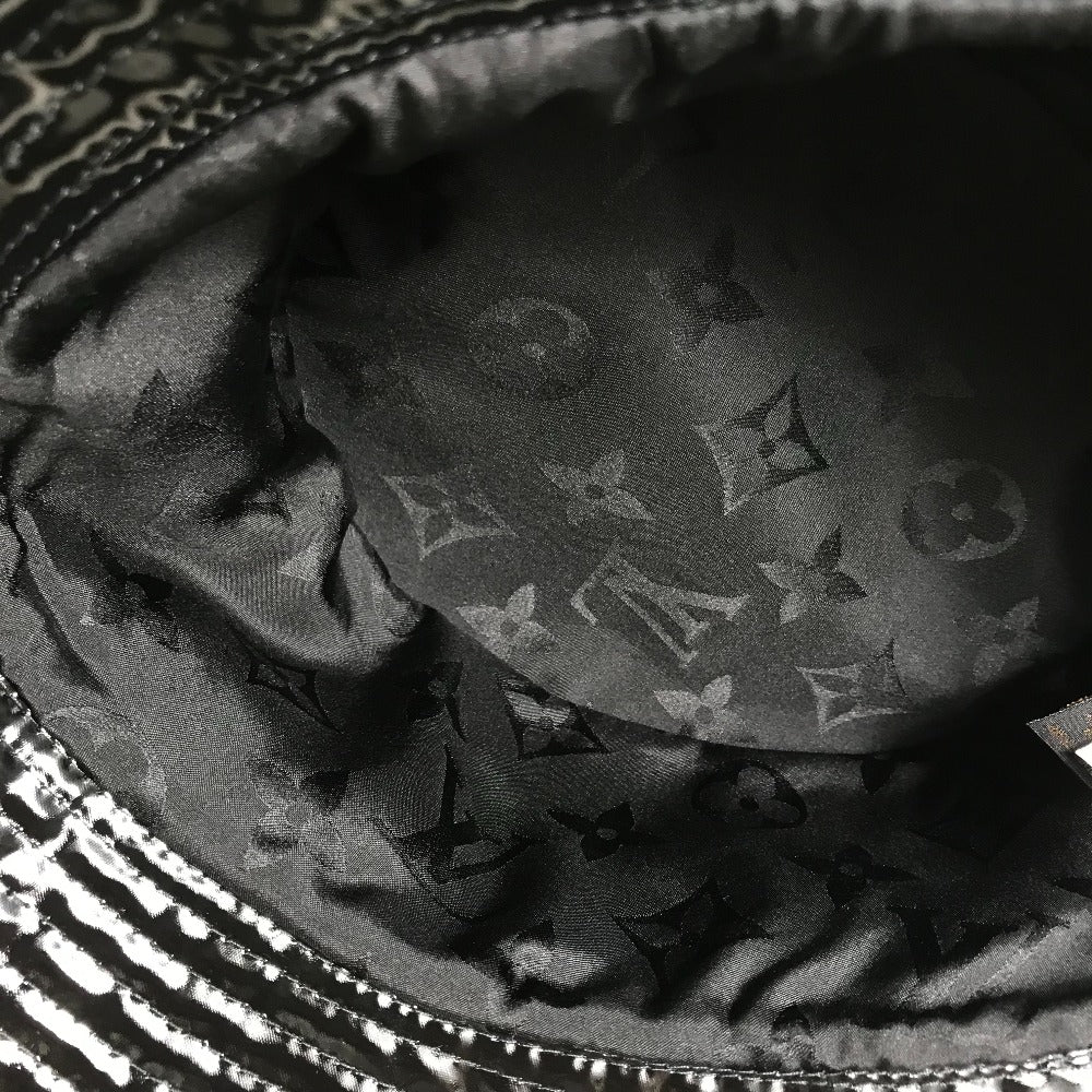 LOUIS VUITTON M77020 Monogram Flower Bob Rainy Day Hat 2021-2022AW Enamel Unisex Black
