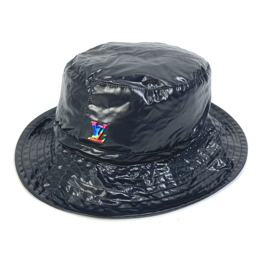 LOUIS VUITTON MP2877 ヴァージル・アブローシリーズ ボネ・LV2054 バケットハット 折りたたみ式 帽子 ハット帽 ハット ナイロン レディース ブラック