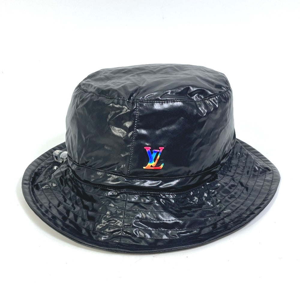 LOUIS VUITTON MP2877 ヴァージル・アブローシリーズ ボネ・LV2054 バケットハット 折りたたみ式 帽子 ハット帽 ハット ナイロン レディース ブラック