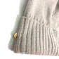 LOUIS VUITTON M75540 Monogram Pom-Pom Beanie Hat, Knit Cap, Wool, Women's, Beige