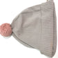 LOUIS VUITTON M75540 Monogram Pom-Pom Beanie Hat, Knit Cap, Wool, Women's, Beige