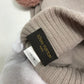LOUIS VUITTON M75540 Monogram Pom-Pom Beanie Hat, Knit Cap, Wool, Women's, Beige