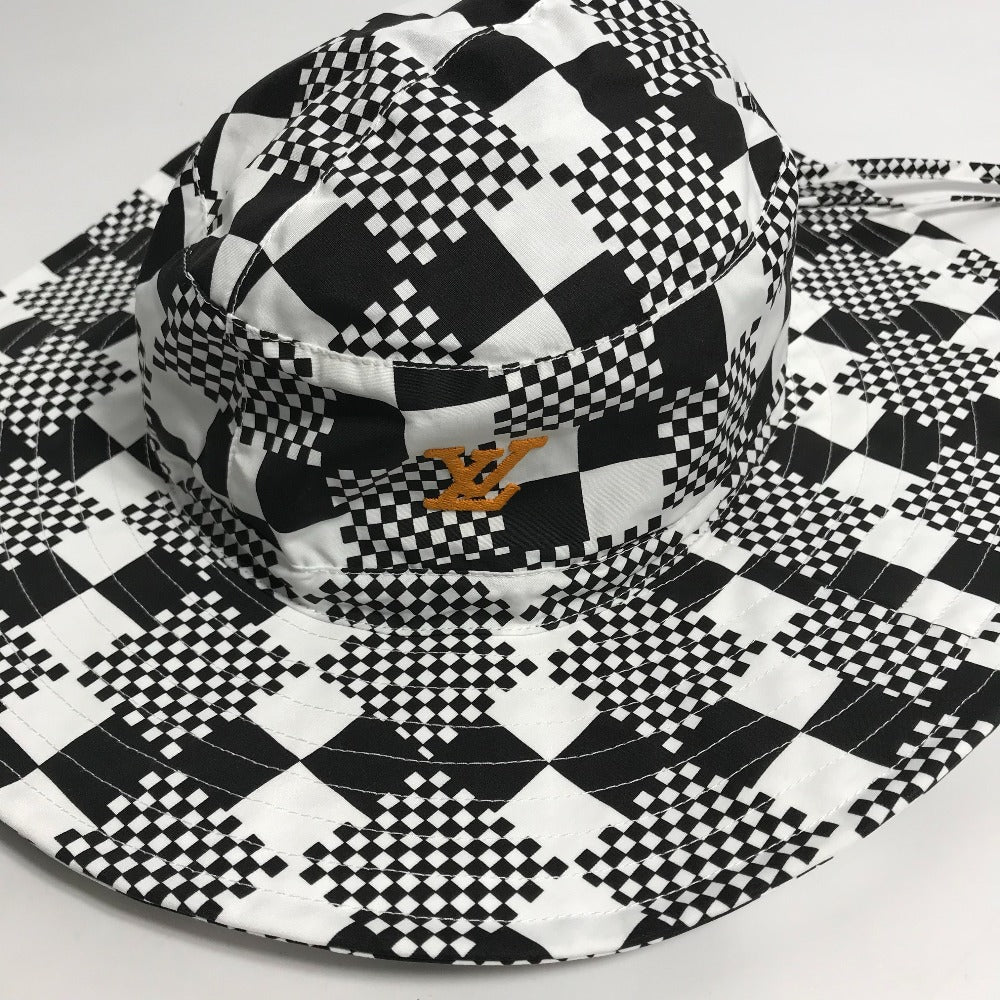 LOUIS VUITTON MP2965 ディストーテッドダミエハット ハット帽 帽子 バケットハット ボブハット ハット ポリエステル メンズ ブラック