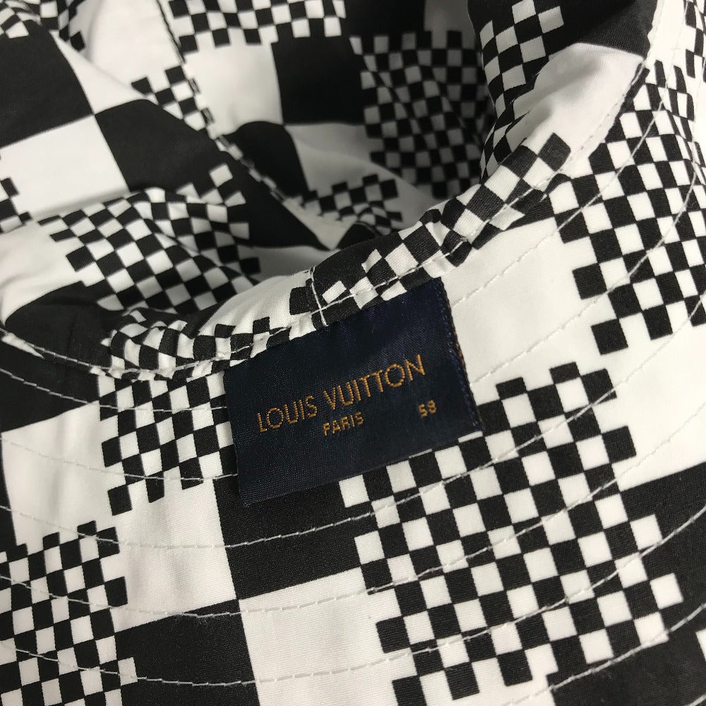 LOUIS VUITTON MP2965 ディストーテッドダミエハット ハット帽 帽子 バケットハット ボブハット ハット ポリエステル メンズ ブラック