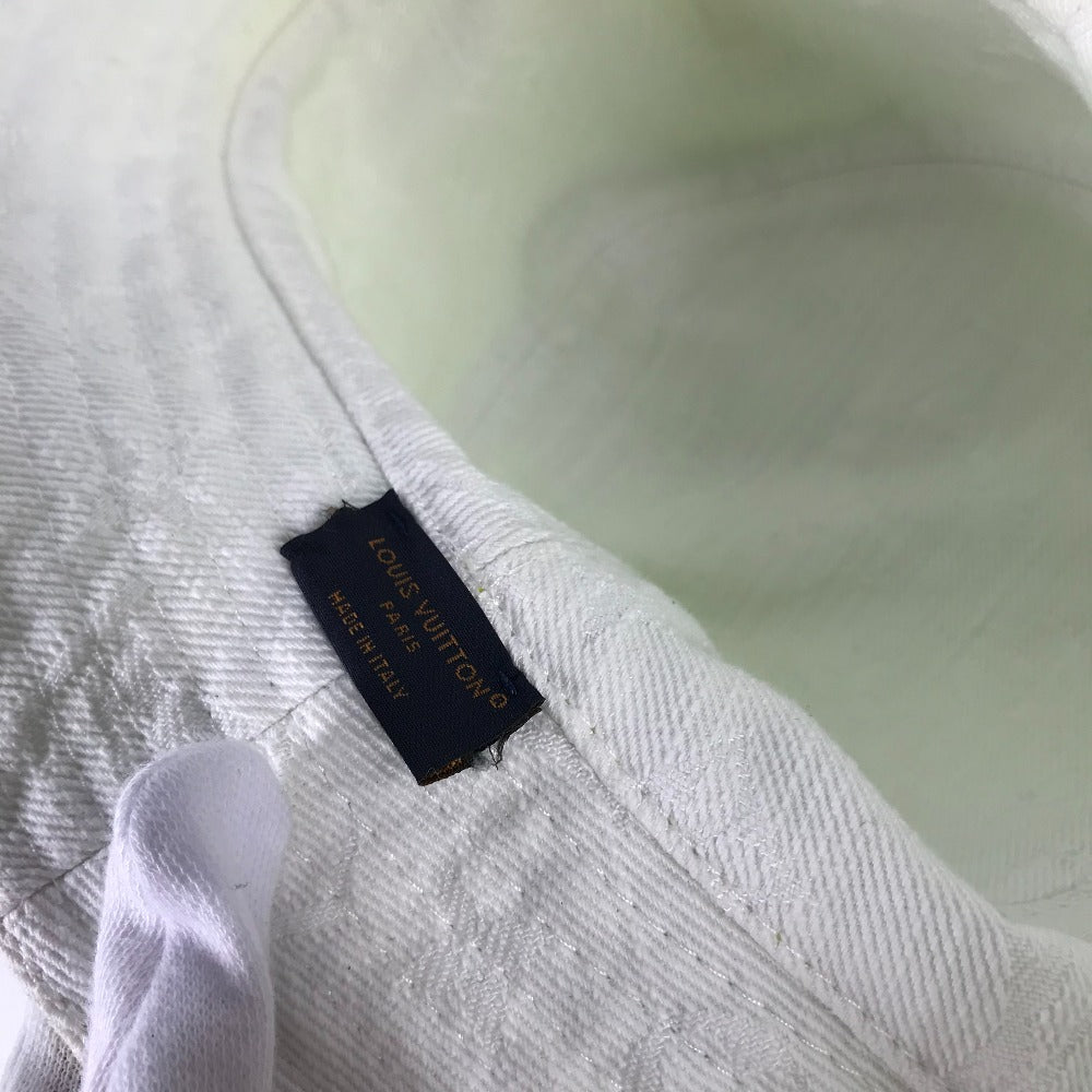 LOUIS VUITTON M7064L バイカラー バケットハット・モノグラム ネオン ハット帽 帽子 バケットハット ボブハット ハット コットン メンズ イエロー