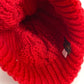 LOUIS VUITTON Pone Constance Can Badge Beanie Hat Knit Cap Wool Women's Red