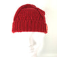 LOUIS VUITTON Pone Constance Can Badge Beanie Hat Knit Cap Wool Women's Red