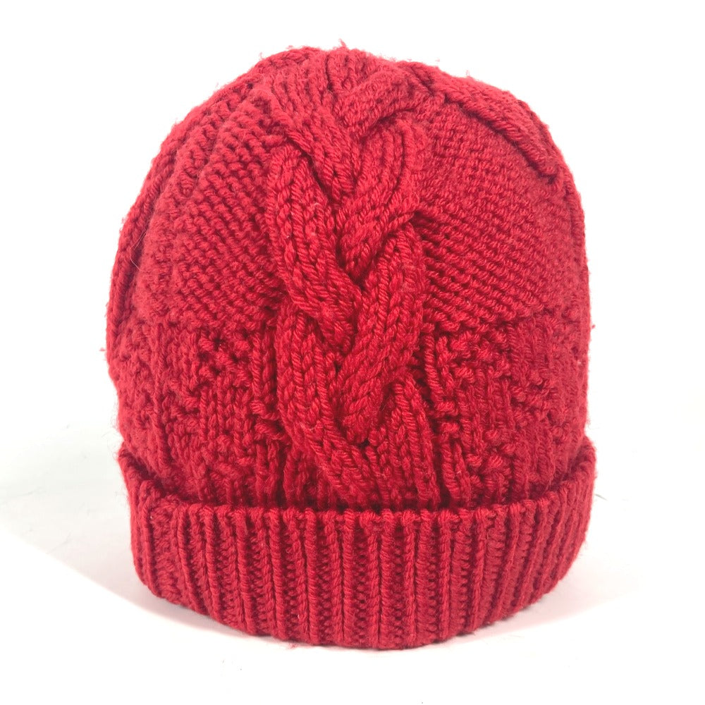 LOUIS VUITTON 缶バッジ付き ポネコンスタンス ビーニー 帽子 ニット帽 ニットキャップ ニット帽 ウール レディース - brandshop-reference