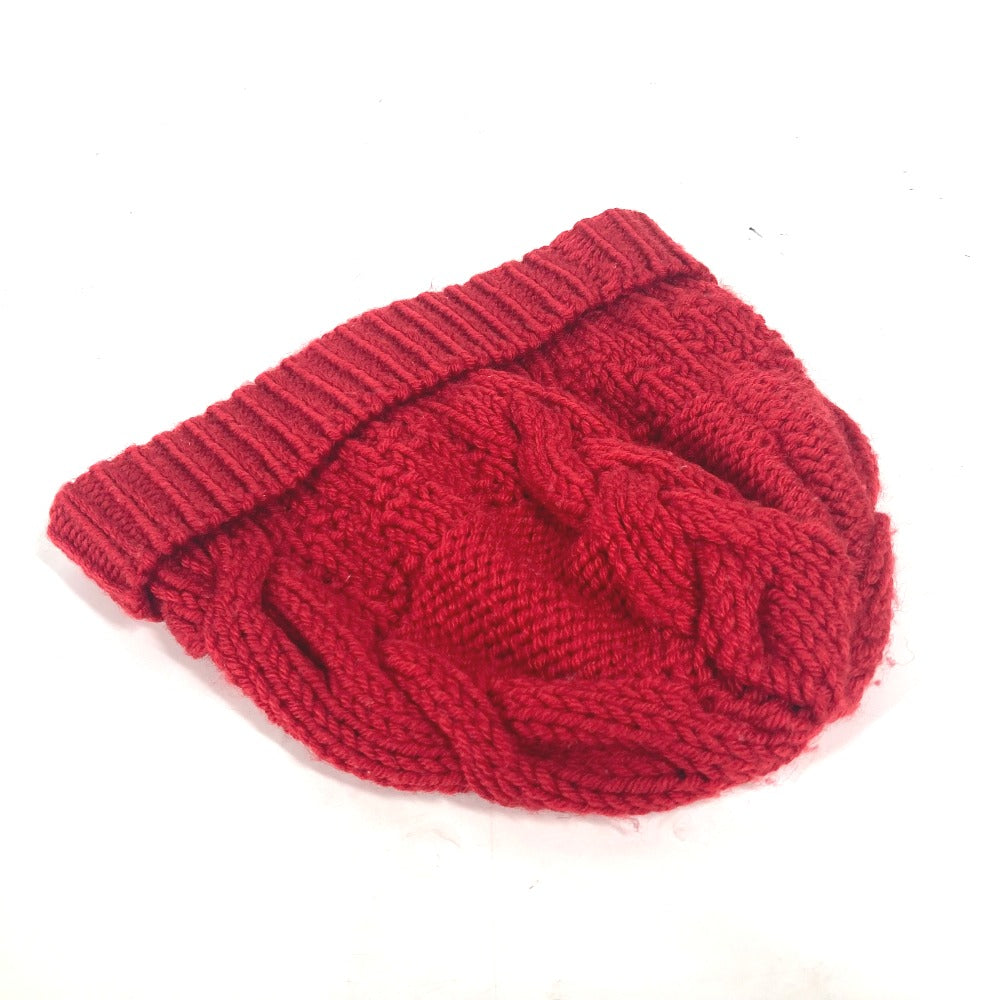 LOUIS VUITTON 缶バッジ付き ポネコンスタンス ビーニー 帽子 ニット帽 ニットキャップ ニット帽 ウール レディース - brandshop-reference