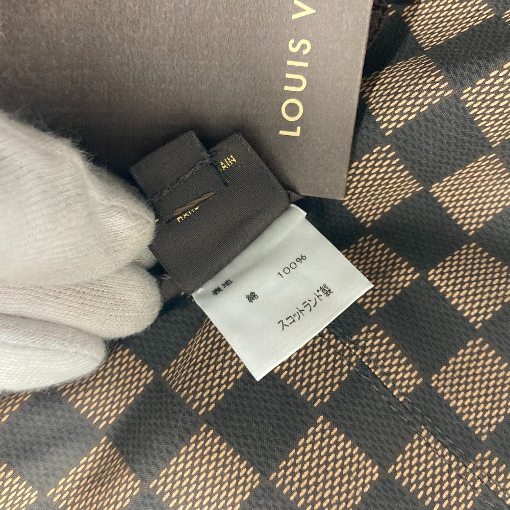 LOUIS VUITTON ダミエ 紐付き つば広ハット ハット帽 帽子 バケットハット ボブハット ハット コットン レディース