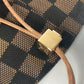 LOUIS VUITTON ダミエ 紐付き つば広ハット ハット帽 帽子 バケットハット ボブハット ハット コットン レディース