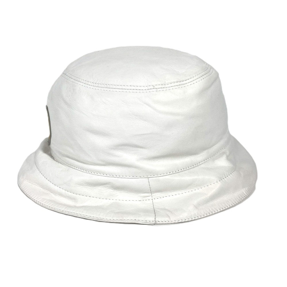 LOUIS VUITTON LVCUP Louis Vuitton Cup Logo Bucket Hat, Bob Hat, Leather, Men's, White