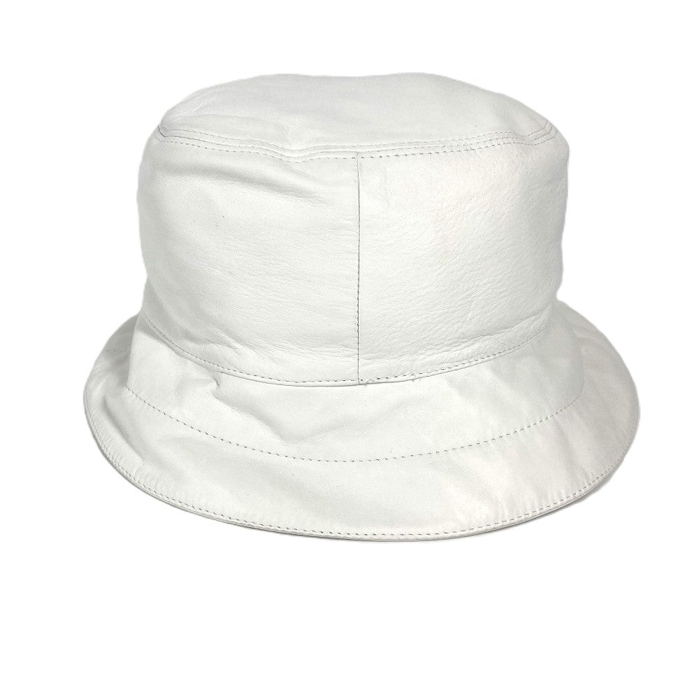 LOUIS VUITTON LVCUP Louis Vuitton Cup Logo Bucket Hat, Bob Hat, Leather, Men's, White