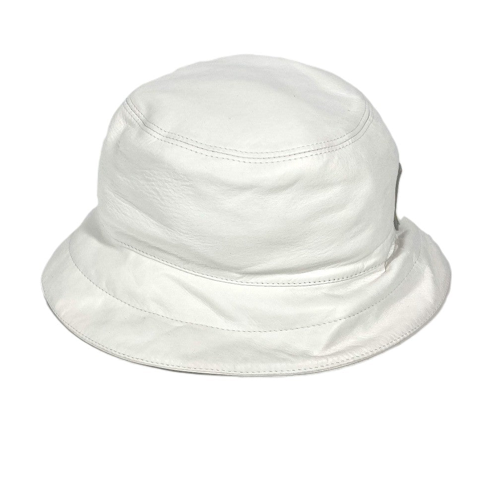 LOUIS VUITTON LVCUP Louis Vuitton Cup Logo Bucket Hat, Bob Hat, Leather, Men's, White