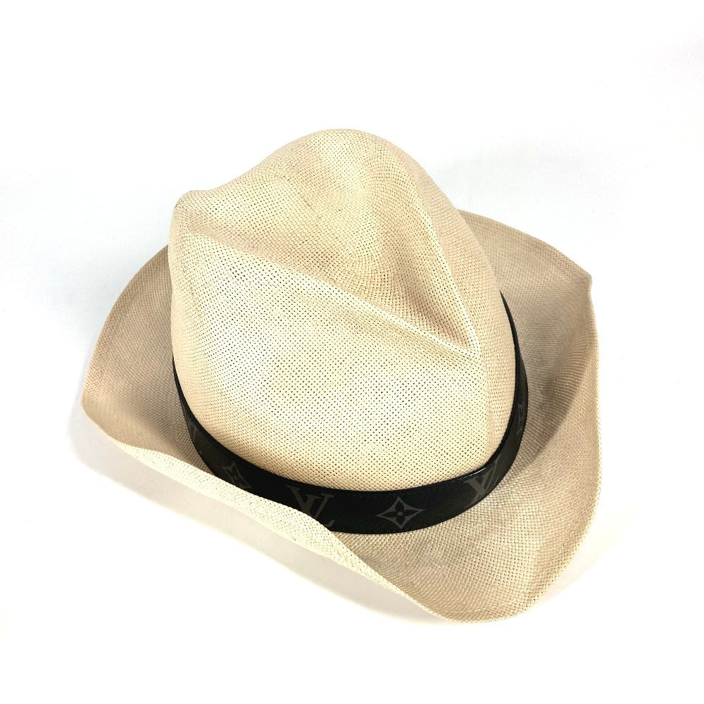 LOUIS VUITTON M75881 モノグラムエクリプス シャポー サマータイム モノグラム ハット帽 帽子 バケットハット ボブハット 麦わら帽子 ハット ペーパー ユニセックス ベージュ - brandshop-reference