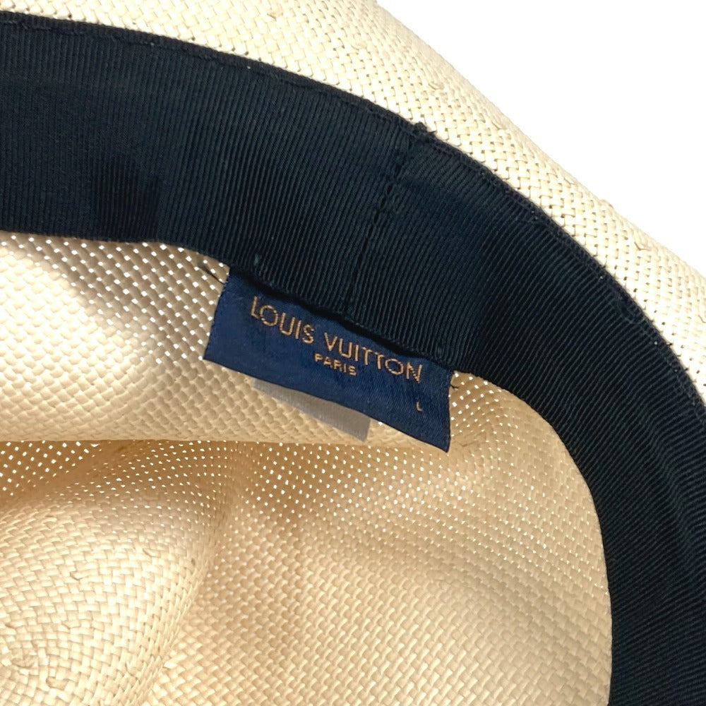 LOUIS VUITTON M75881 モノグラムエクリプス シャポー サマータイム モノグラム ハット帽 帽子 バケットハット ボブハット 麦わら帽子 ハット ペーパー ユニセックス ベージュ - brandshop-reference