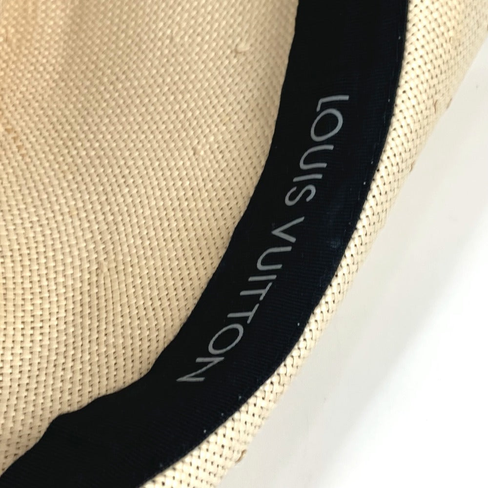 LOUIS VUITTON M75881 モノグラムエクリプス シャポー サマータイム モノグラム ハット帽 帽子 バケットハット ボブハット 麦わら帽子 ハット ペーパー ユニセックス ベージュ - brandshop-reference