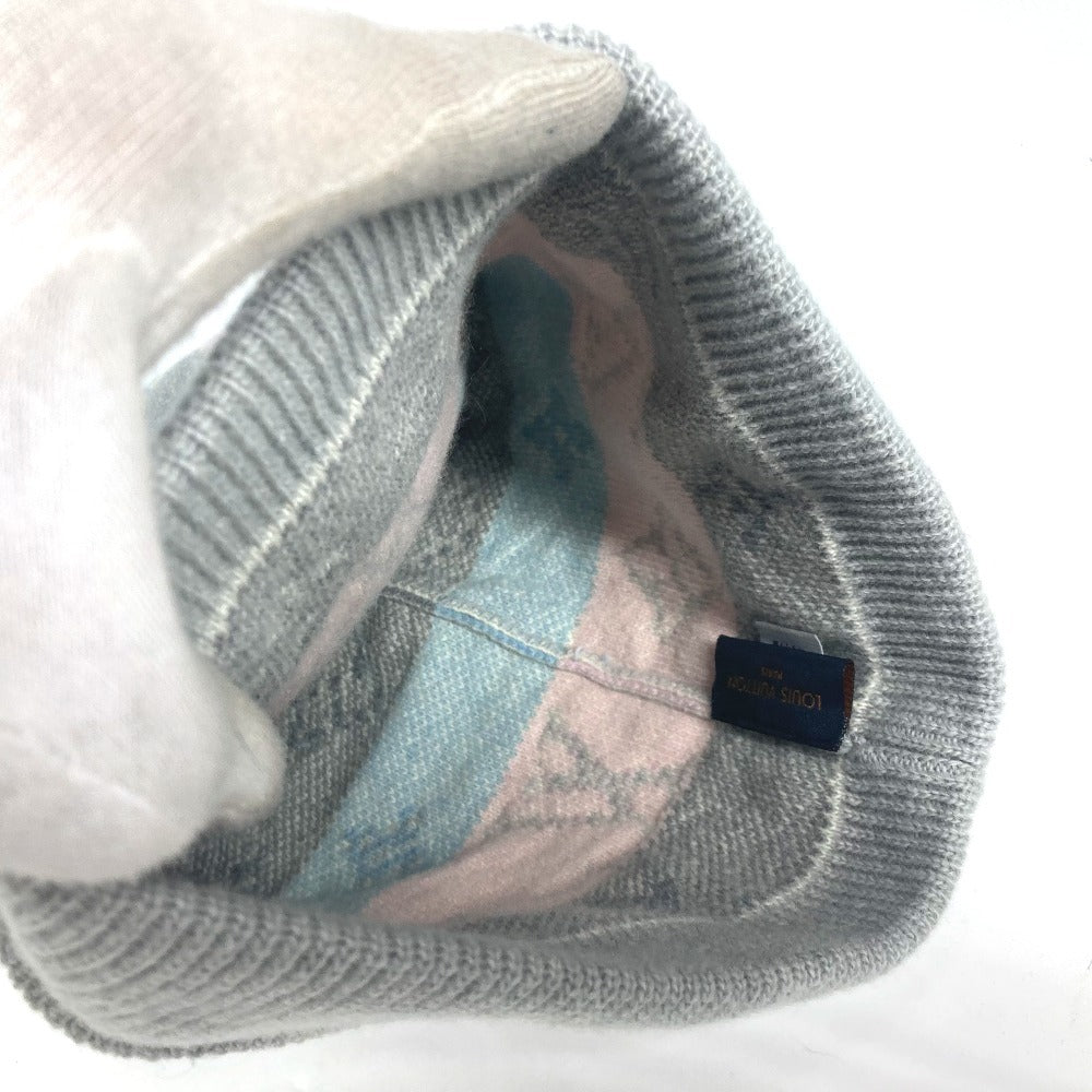 LOUIS VUITTON M70844 ボネ・ポップ モノグラム ビーニー 帽子 ニット帽 ニットキャップ ニット帽 ウール/カシミヤ レディース グレー - brandshop-reference