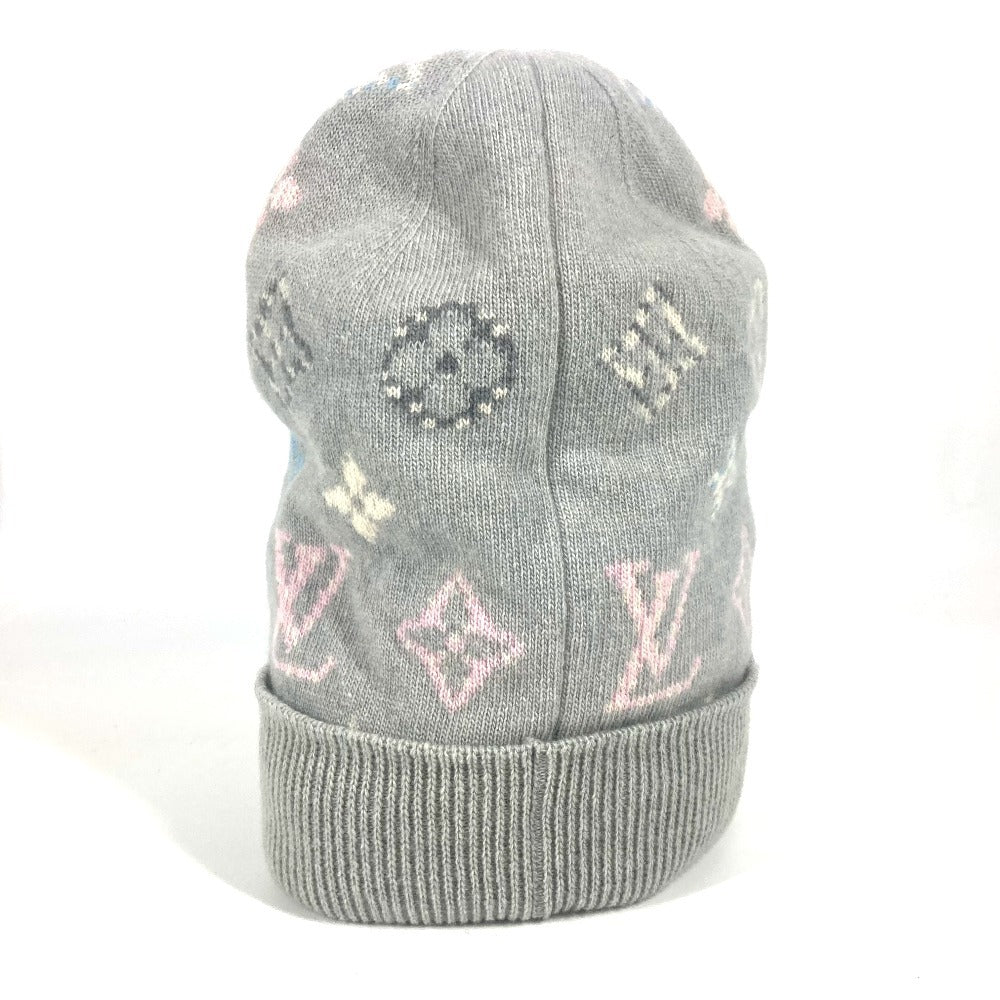 LOUIS VUITTON M70844 ボネ・ポップ モノグラム ビーニー 帽子 ニット帽 ニットキャップ ニット帽 ウール/カシミヤ レディース グレー - brandshop-reference