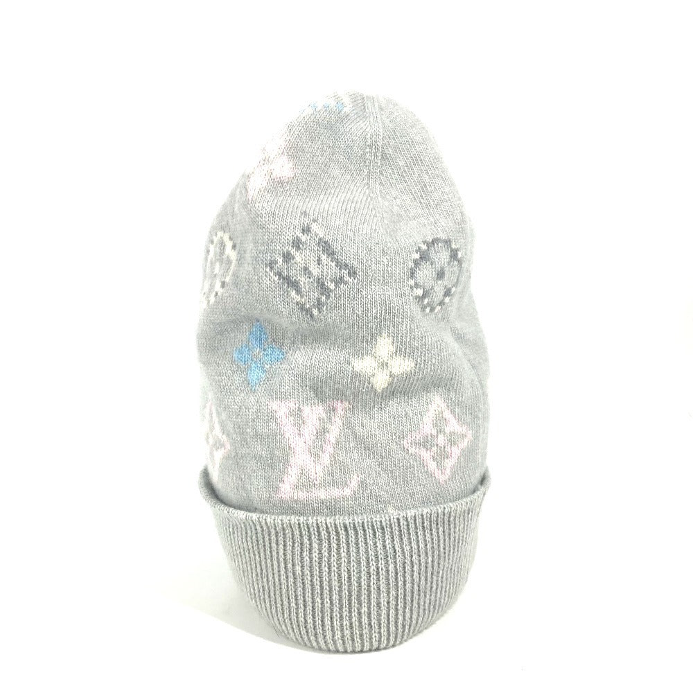 LOUIS VUITTON M70844 ボネ・ポップ モノグラム ビーニー 帽子 ニット帽 ニットキャップ ニット帽 ウール/カシミヤ レディース グレー - brandshop-reference