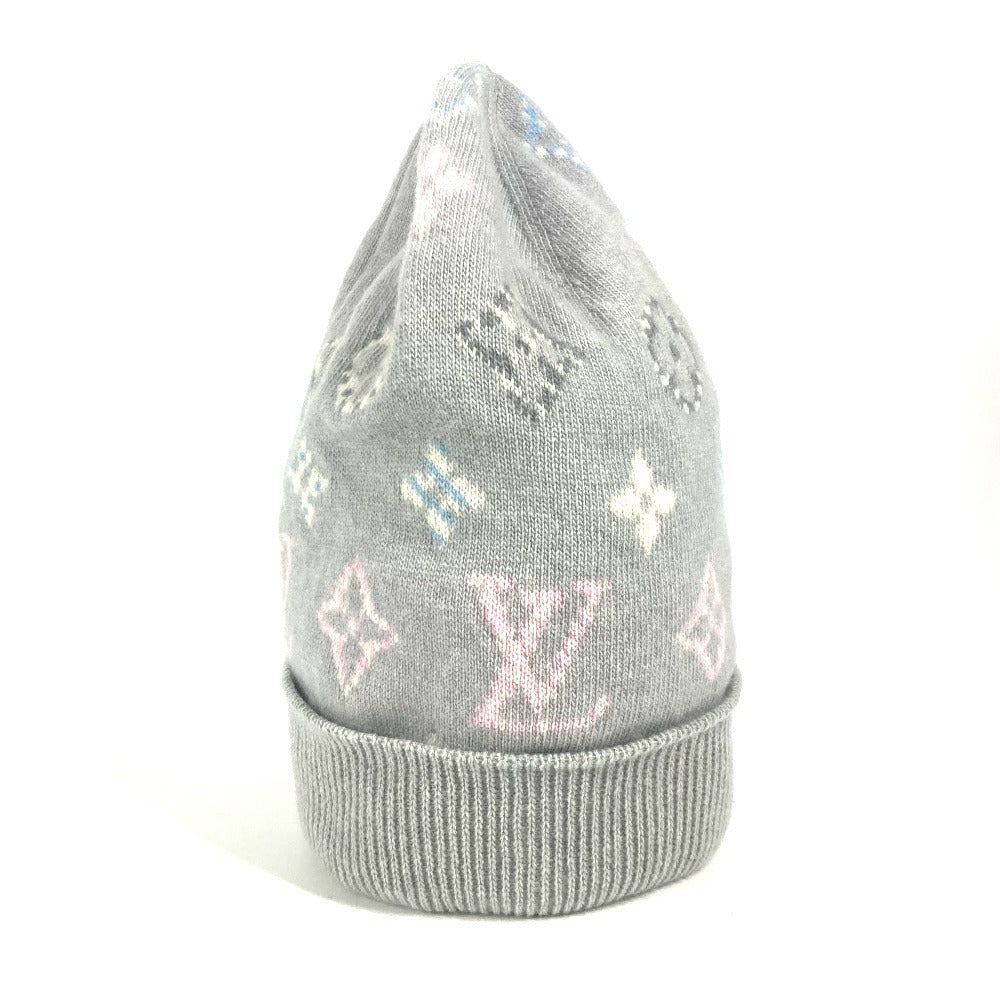 LOUIS VUITTON M70844 ボネ・ポップ モノグラム ビーニー 帽子 ニット帽 ニットキャップ ニット帽 ウール/カシミヤ レディース グレー - brandshop-reference