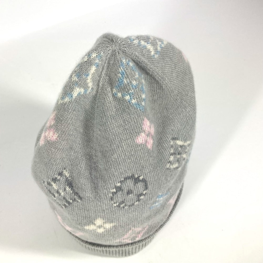 LOUIS VUITTON M70844 ボネ・ポップ モノグラム ビーニー 帽子 ニット帽 ニットキャップ ニット帽 ウール/カシミヤ レディース グレー - brandshop-reference