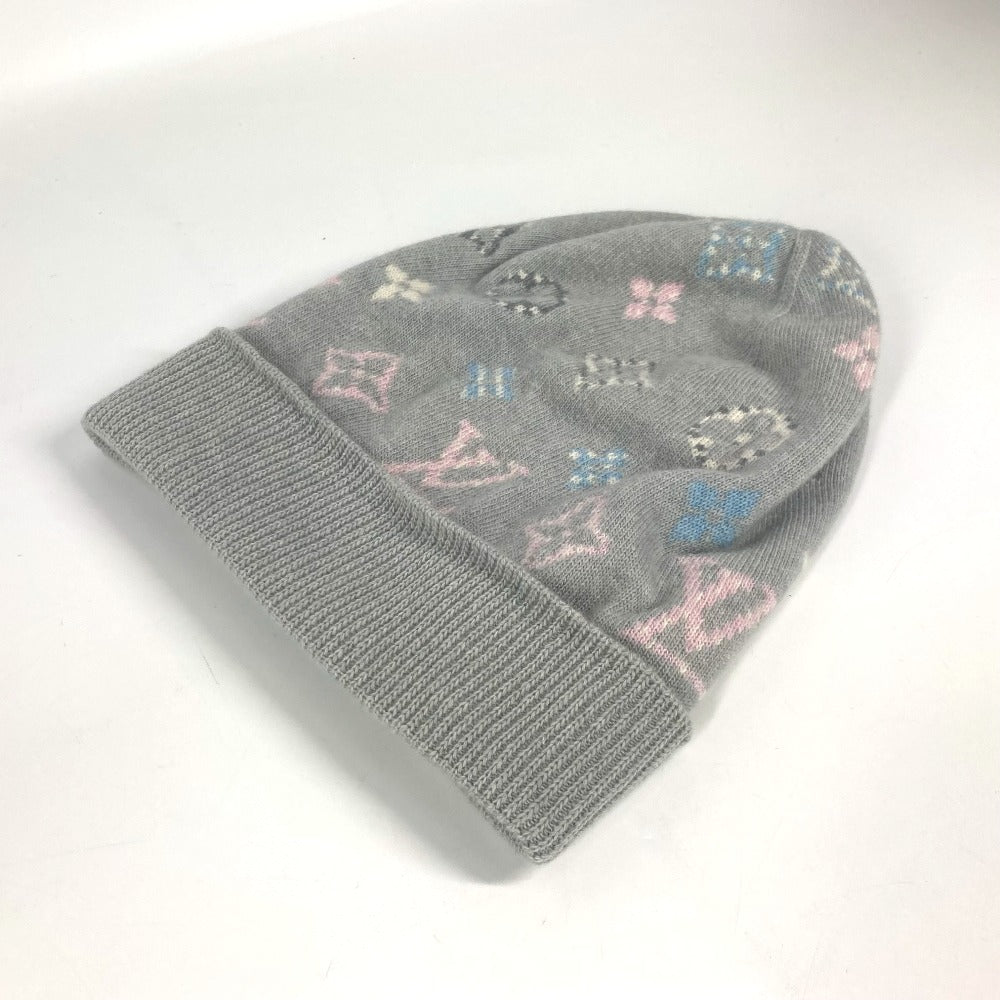 LOUIS VUITTON M70844 ボネ・ポップ モノグラム ビーニー 帽子 ニット帽 ニットキャップ ニット帽 ウール/カシミヤ レディース グレー - brandshop-reference