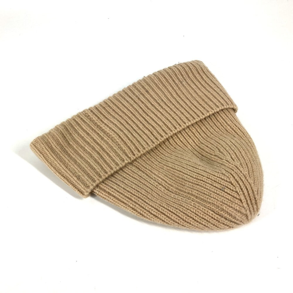 LOUIS VUITTON M77290 Bone LV Beanie beanie hat knit hat knit cap Knit hat wool Beige Used