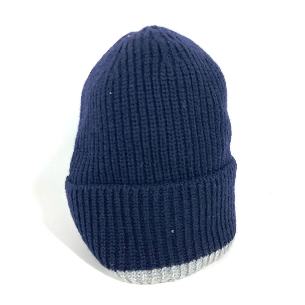 LOUIS VUITTON MP2240 ボネ グラヴィティー ビーニー 帽子 ニット帽 ニットキャップ ニット帽 ウール ユニセックス ネイビー - brandshop-reference