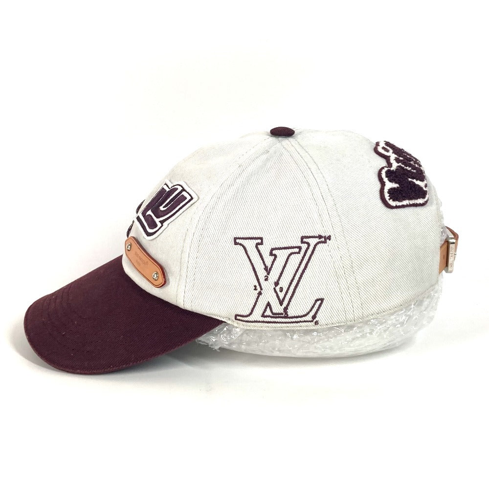 LOUIS VUITTON M7176L キャップ リーグ 帽子 キャップ帽 ベースボール キャップ コットン ユニセックス ホワイト