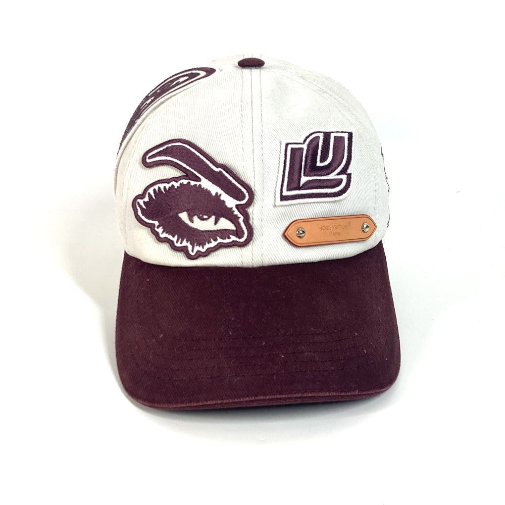 LOUIS VUITTON M7176L キャップ リーグ 帽子 キャップ帽 ベースボール キャップ コットン ユニセックス ホワイト - brandshop-reference