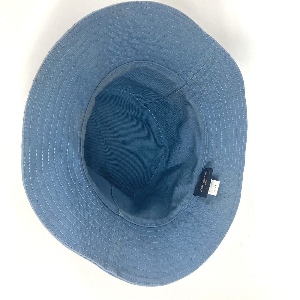 LOUIS VUITTON M77591 モノグラム シャプカ・スケーター カラー ブロックス ハット帽 帽子 バケットハット ボブハット ハット コットン ユニセックス ブルー - brandshop-reference