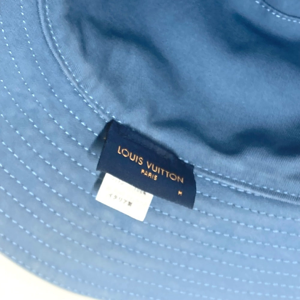 LOUIS VUITTON M77591 モノグラム シャプカ・スケーター カラー ブロックス ハット帽 帽子 バケットハット ボブハット ハット コットン ユニセックス ブルー - brandshop-reference