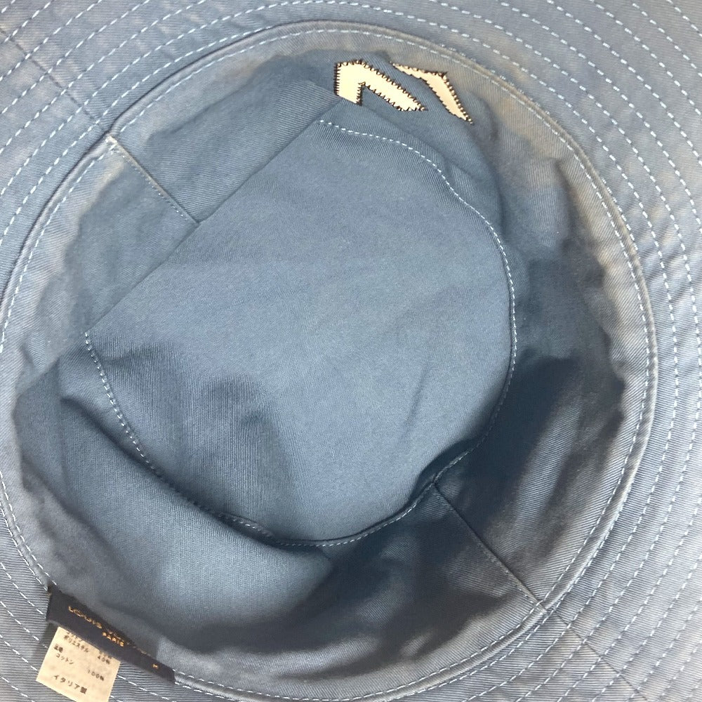 LOUIS VUITTON M77591 モノグラム シャプカ・スケーター カラー ブロックス ハット帽 帽子 バケットハット ボブハット ハット コットン ユニセックス ブルー - brandshop-reference