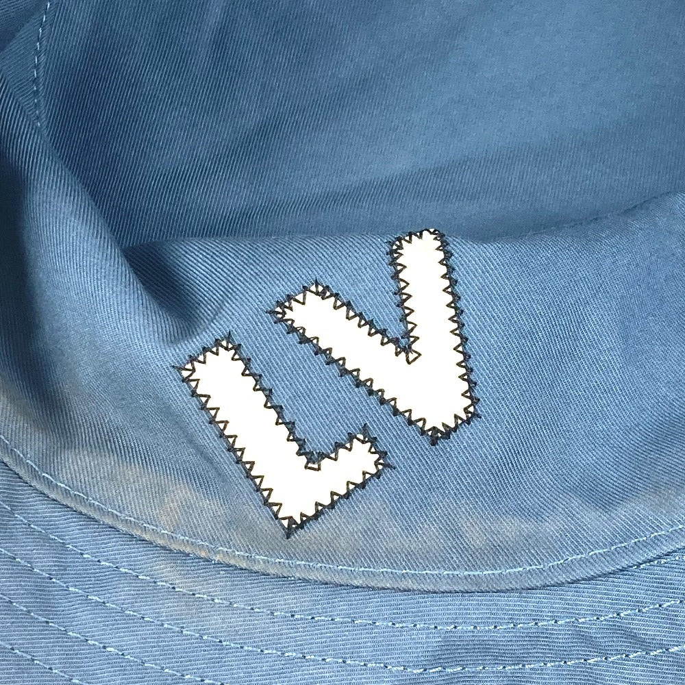 LOUIS VUITTON M77591 モノグラム シャプカ・スケーター カラー ブロックス ハット帽 帽子 バケットハット ボブハット ハット コットン ユニセックス ブルー - brandshop-reference