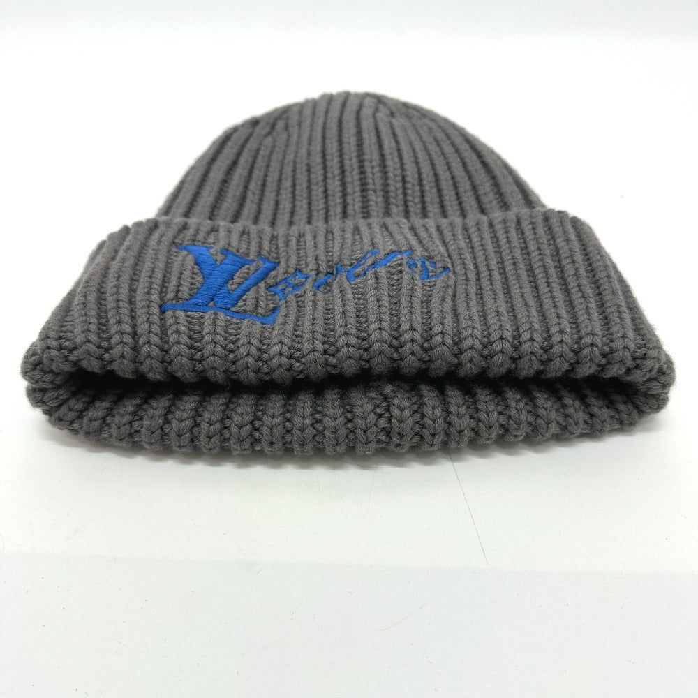 LOUIS VUITTON M7816A Hat Beanie Knit Cap Beanie LV Birds Apparel Knit Hat Wool Men's Gray