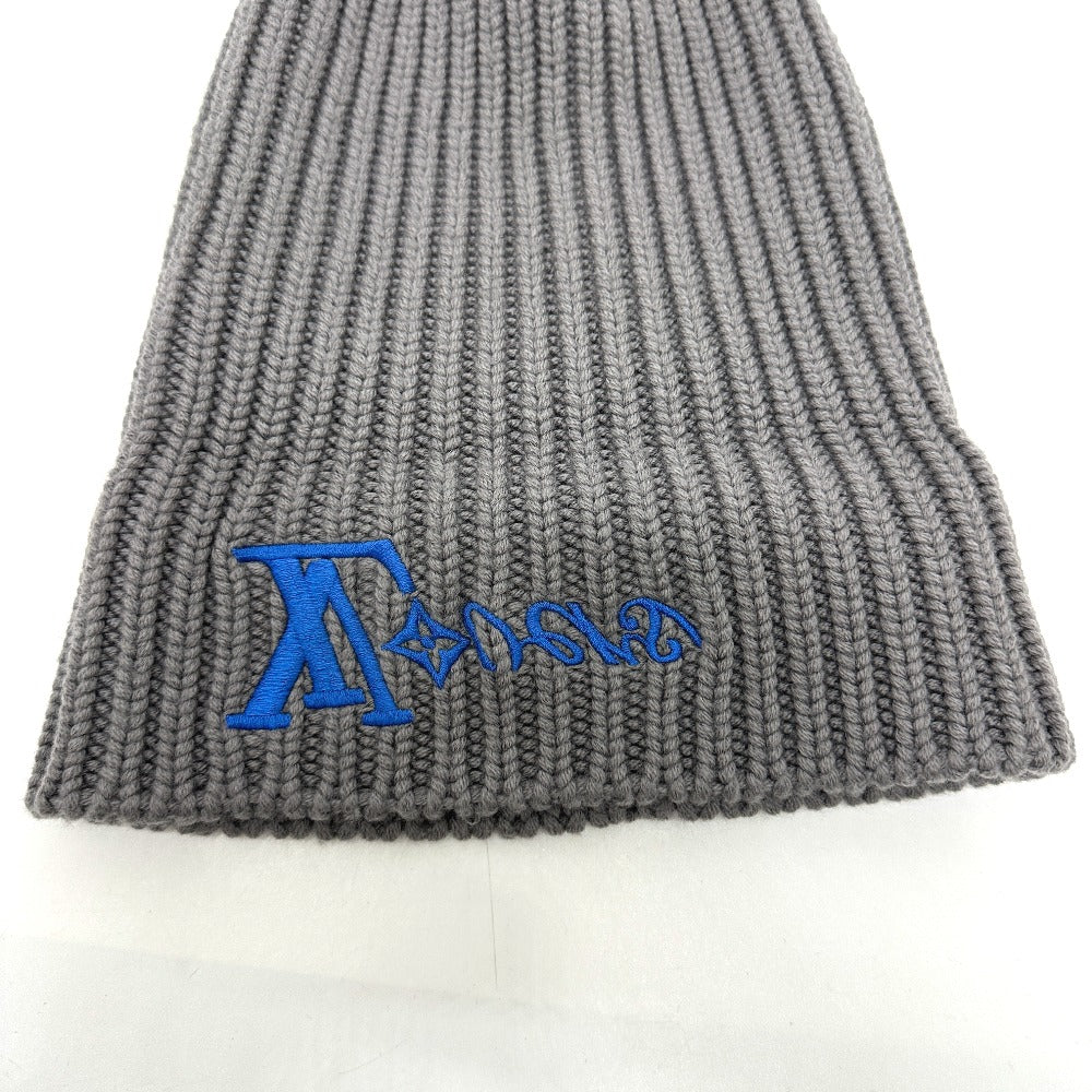 LOUIS VUITTON M7816A Hat Beanie Knit Cap Beanie LV Birds Apparel Knit Hat Wool Men's Gray