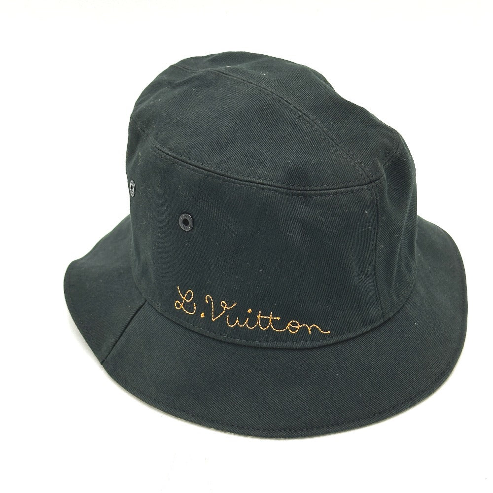 LOUIS VUITTON MP2947 ボネ ディストーテッド ダミエ ハット帽 帽子 バケットハット ボブハット ハット コットン メンズ ブラック