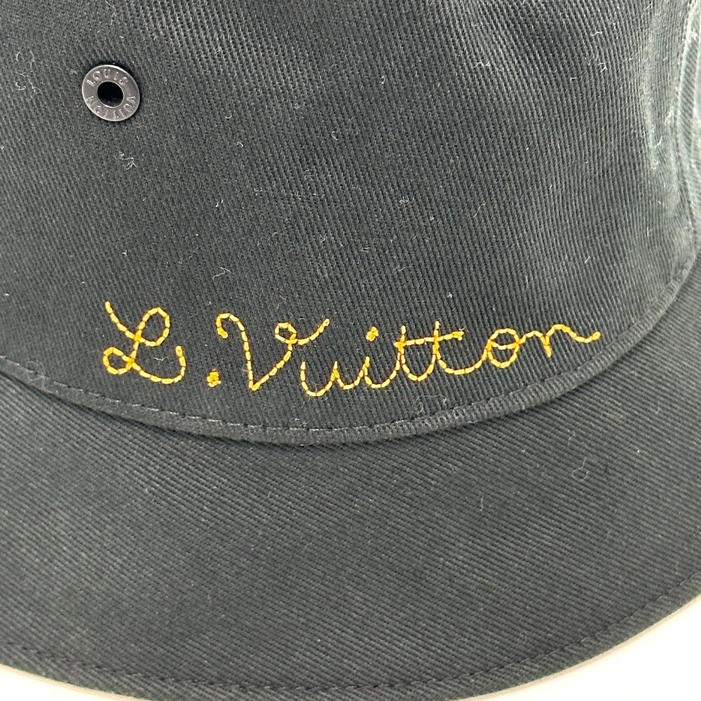 LOUIS VUITTON MP2947 ボネ ディストーテッド ダミエ ハット帽 帽子 バケットハット ボブハット ハット コットン メンズ ブラック