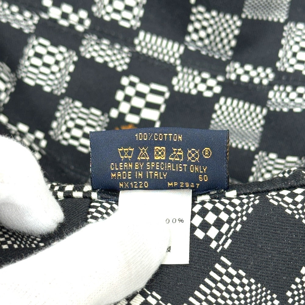 LOUIS VUITTON MP2947 ボネ ディストーテッド ダミエ ハット帽 帽子 バケットハット ボブハット ハット コットン メンズ ブラック