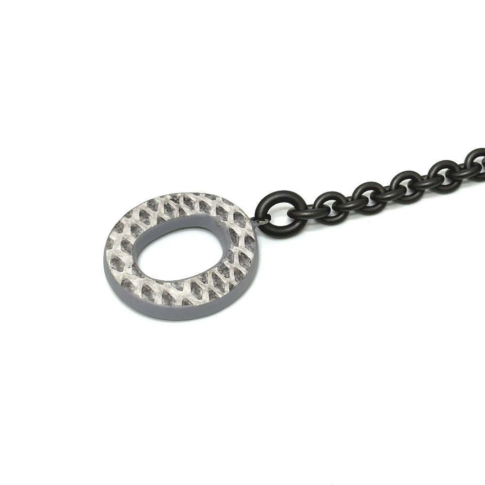 BOTTEGA VENETA イニシャル O バックチャーム キーホルダー メタル レディース シルバー - brandshop-reference