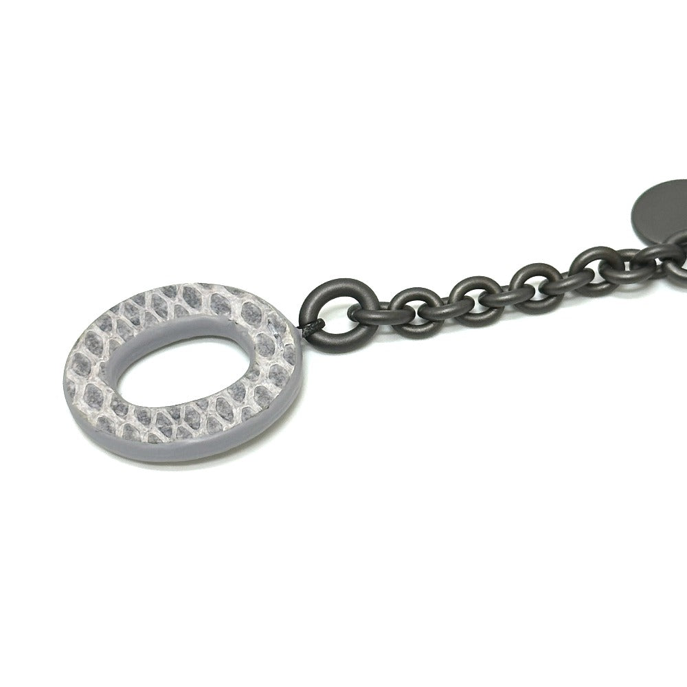 BOTTEGA VENETA イニシャル O バックチャーム キーホルダー メタル レディース シルバー - brandshop-reference