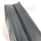 BOTTEGA VENETA Intrecciato Clutch Bag Pouch Second Bag Leather Unisex Dark Gray